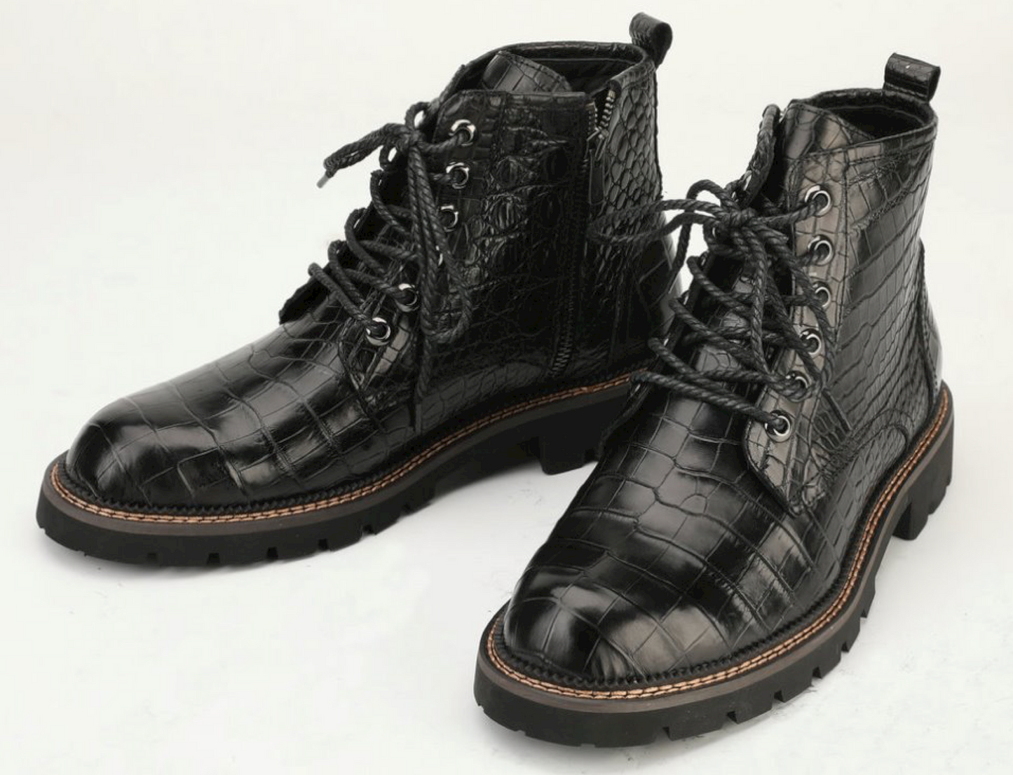 Combat Genuine Crocodile Boot