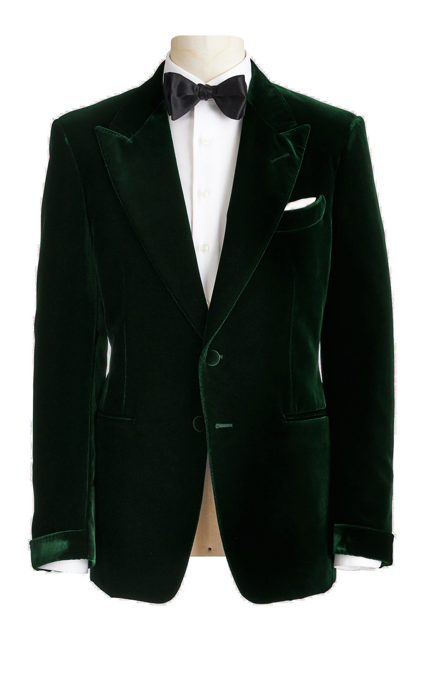Dinner Jacket Velvet Dark Emerald Green 921-03