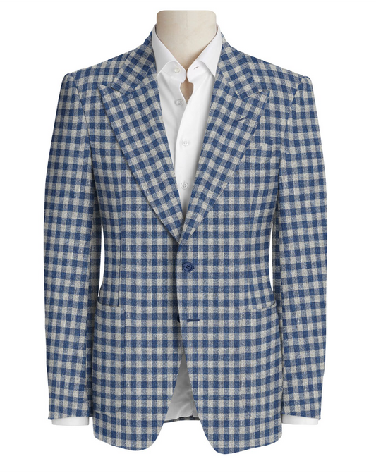 Sport Coat Blue & Grey Check 970-56