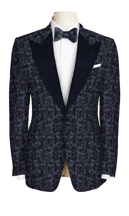 Dinner Jacket Navy Camo 976-09