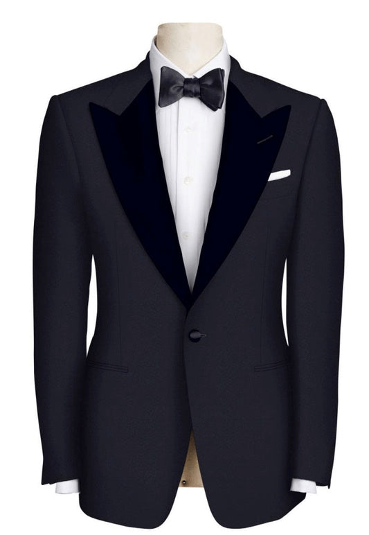 Tux Jacket Midnight Blue with Velvet Lapel 909-01