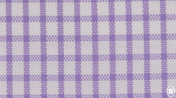 Dress Shirt Thin Purple Plaid 6426