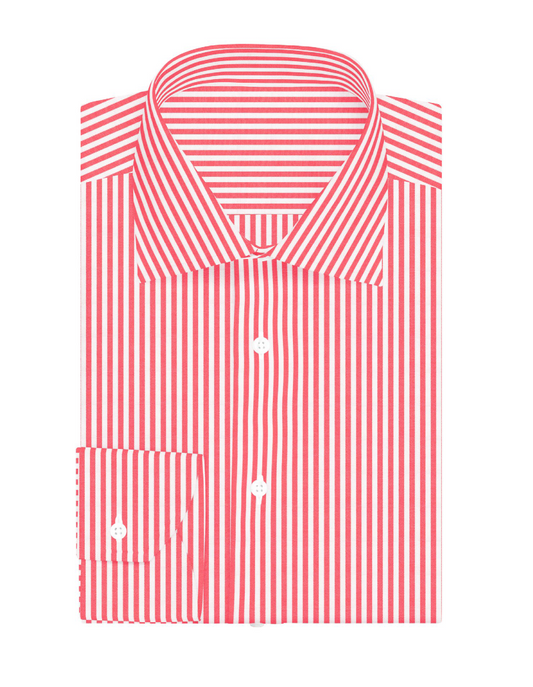 Dress Shirt Red Stripe 6319